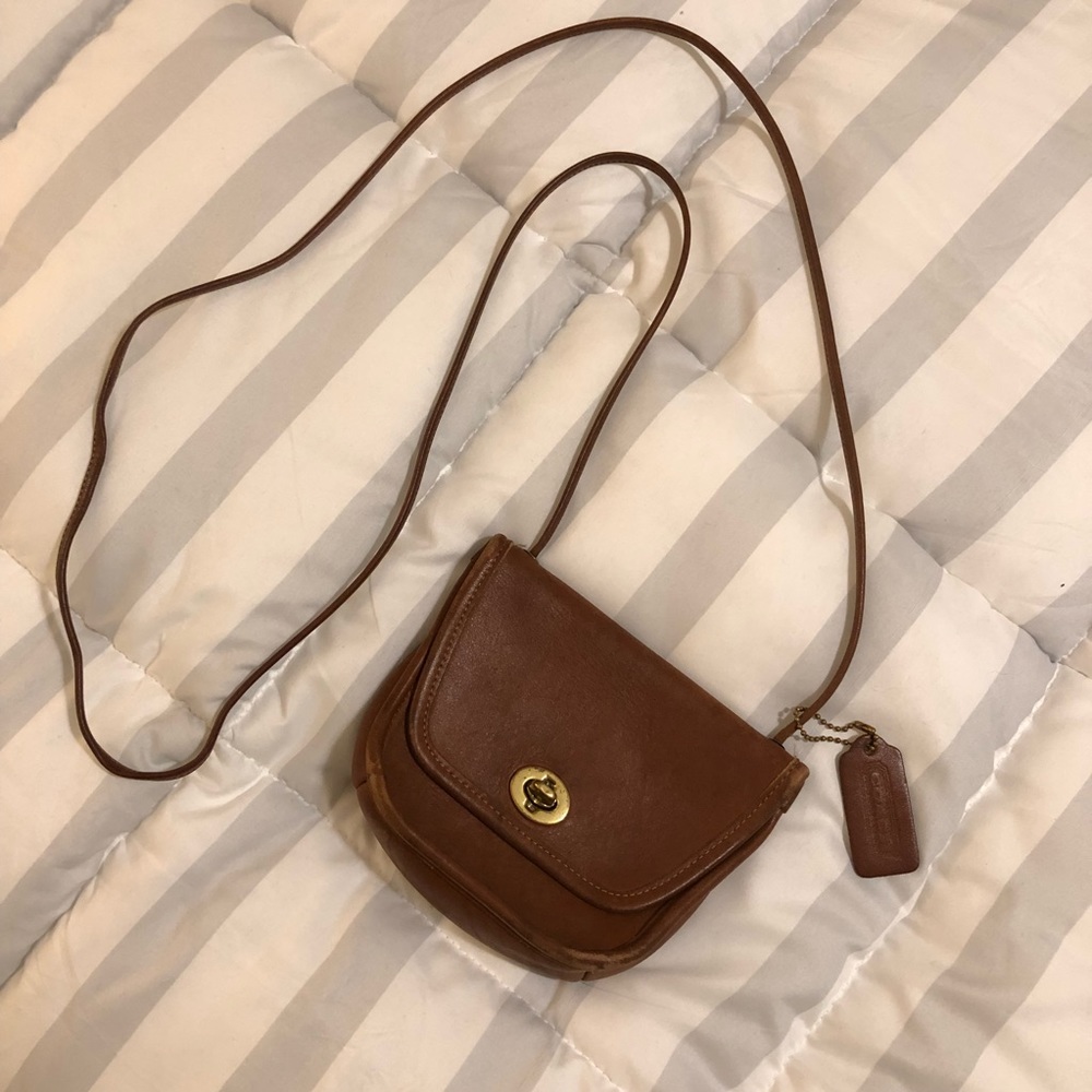 Vintage Coach Everett leather crossbody